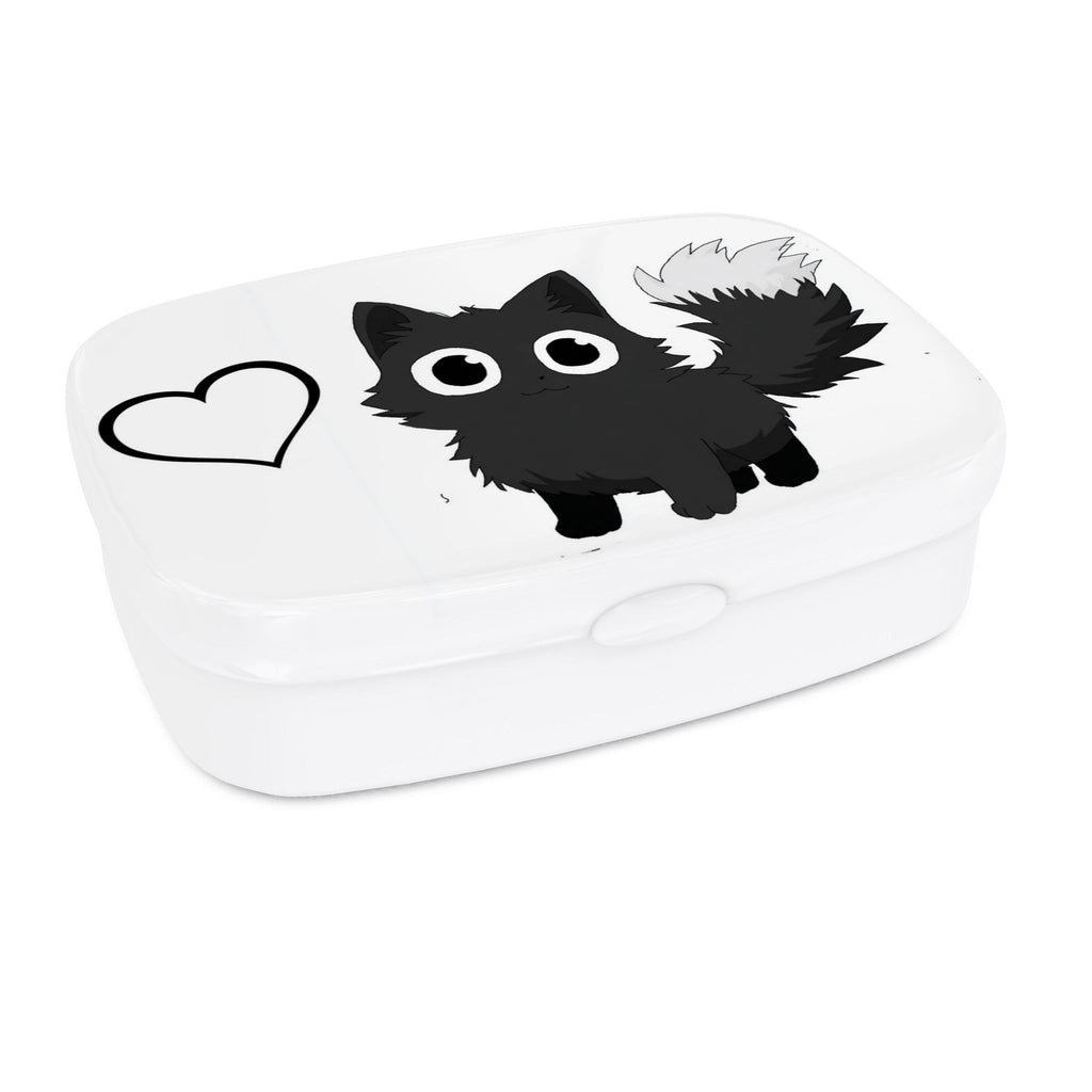 Lunch Box - Wide-Eyed Black Cat