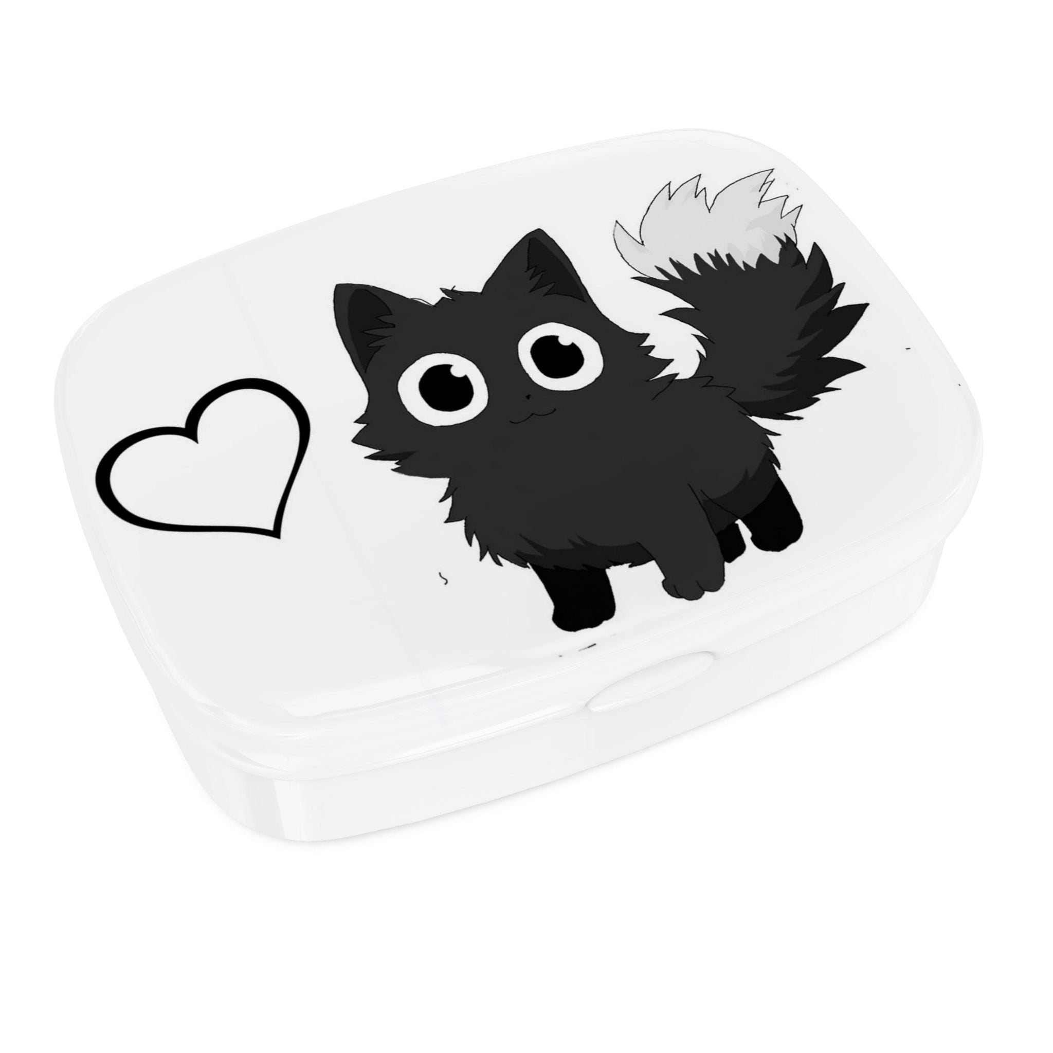 Lunch Box - Wide-Eyed Black Cat