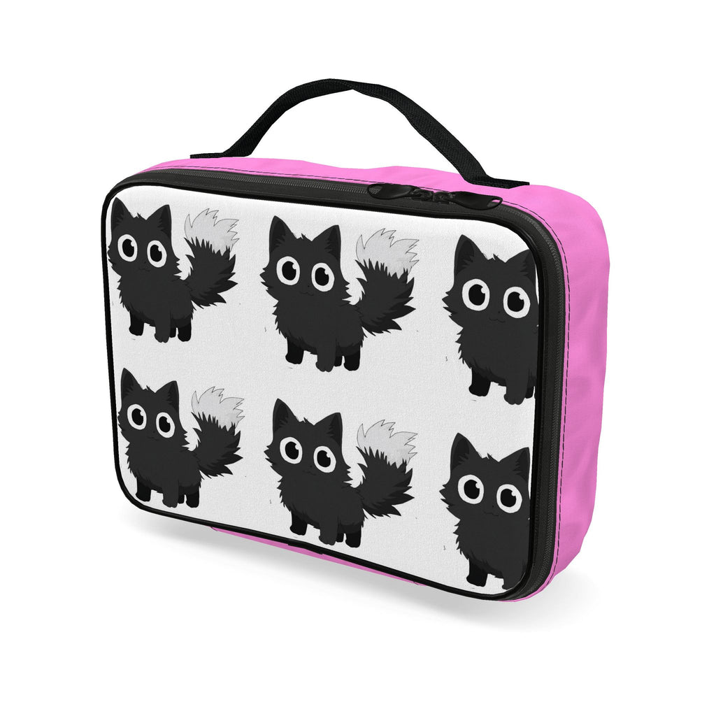 Lunch Bags - Wide-Eyed Black Cat